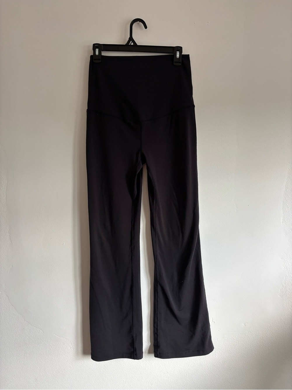 AMARI Black High-Waist Active maternity Leggings